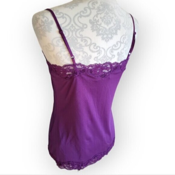 Purple Lace Camisole Ricki’s Sz Medium - Picture 6 of 7